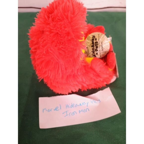 Marvel Comics‎ Iron Man Hideaway Pets Pillow Mini Travel 5" Stuffed Plush New - Picture 2 of 6